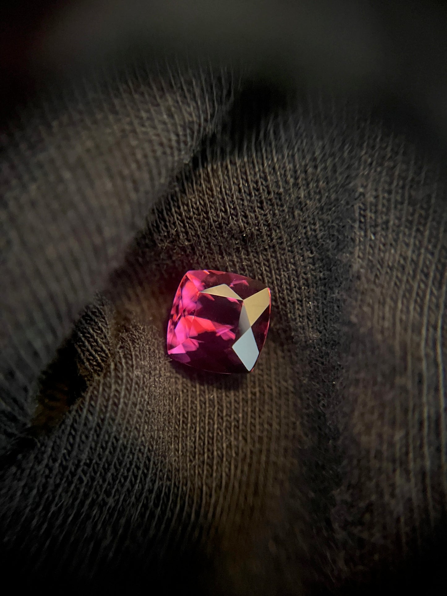 Garnet Malaya - Cushion Cut