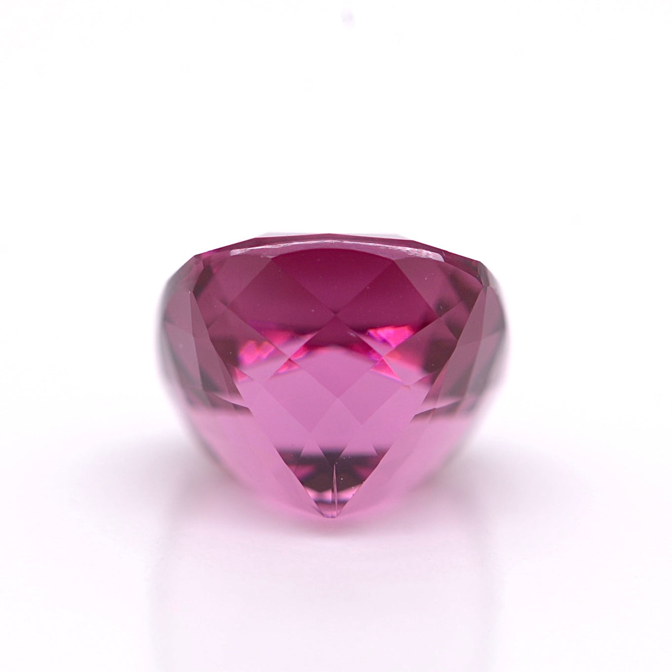 Garnet Malaya red pink gemstone jewelry cushion cut
