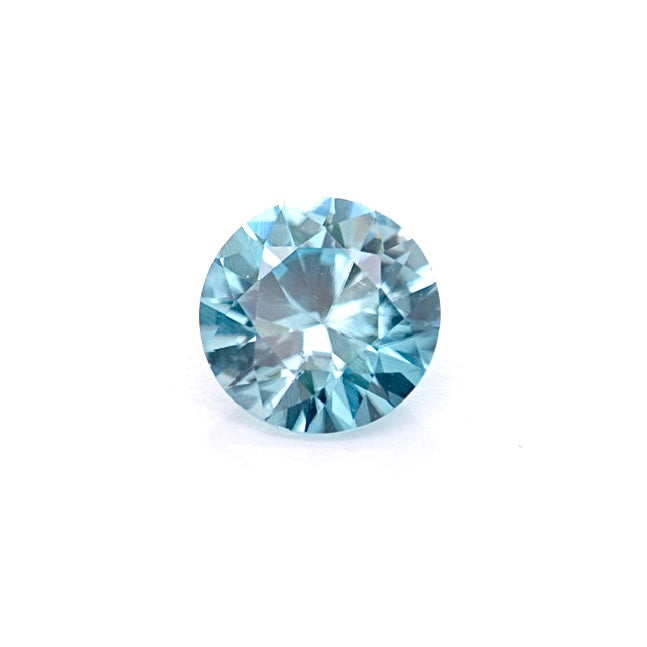 Zircon blue gemstone jewelry round cut