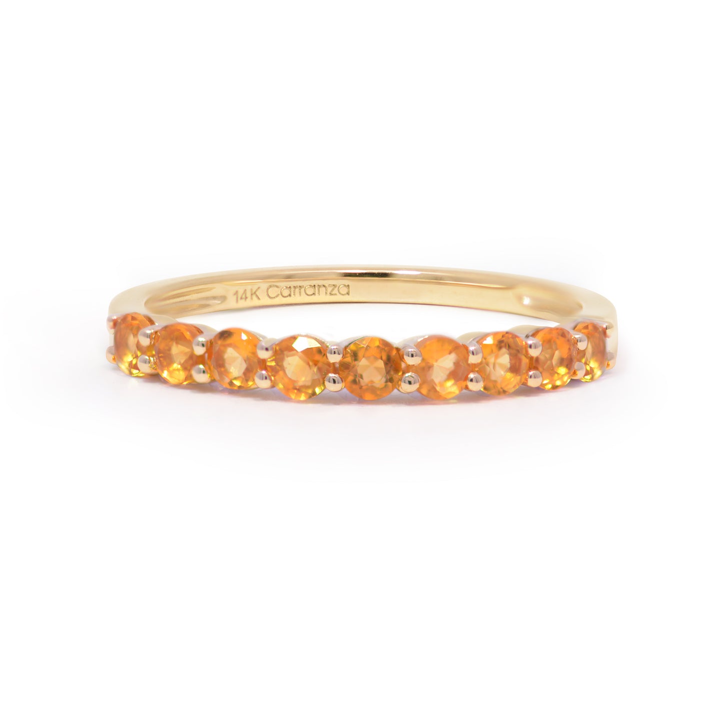 Churumbela Everyday Citrino Monocromático oro 14k