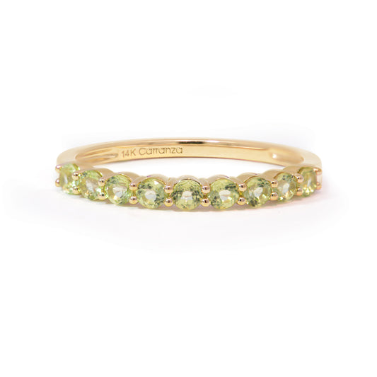 Churumbela Everyday Peridoto Monocromático oro 14k