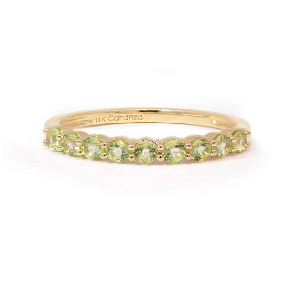 Churumbela Everyday Peridoto Monocromático oro 14k