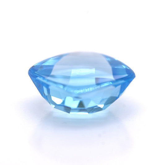 Topaz Swiss Blue gemstone jewelry cushion cut