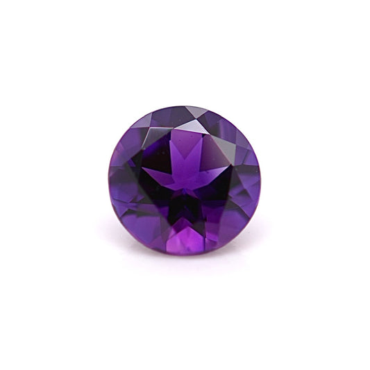 Amethyst purple gemstone jewelry round cut