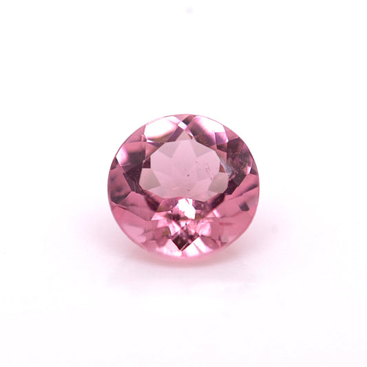 Pink Tourmaline gemstone jewelry round cut